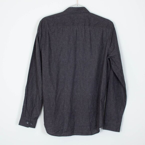 Theory Irving Tone Dot Print Button Front Shirt Mens Size Small - Picture 8 of 9